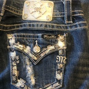 Miss Me Bootcut Distressed Jeans Size 30